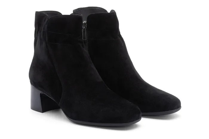 ABEO Footwear Avenue Mid Black Suede Women Boots ABEO Footwear Avenue Mid Black Suede Women Boots