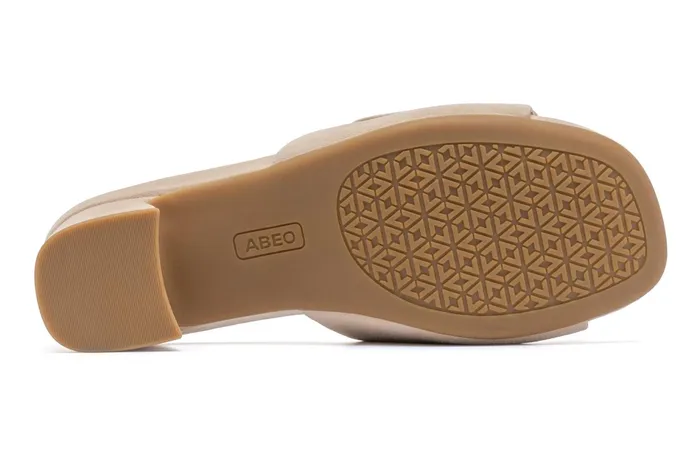 ABEO Footwear Avenue Slide Cuban Sand Suede Women Dress ABEO Footwear Avenue Slide Cuban Sand Suede Women Dress