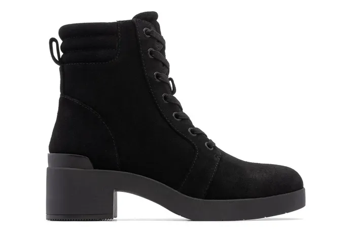 ABEO Footwear Capital Lace Black Women Boots ABEO Footwear Capital Lace Black Women Boots