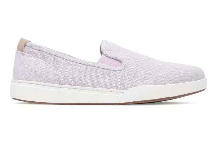 ABEO Footwear Encore Slip On Lilac Canvas Women Sneakers ABEO Footwear Encore Slip On Lilac Canvas Women Sneakers