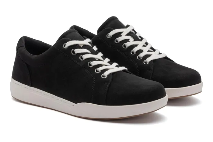 ABEO Footwear Encore Sneaker Black Nubuck Women Sneakers ABEO Footwear Encore Sneaker Black Nubuck Women Sneakers