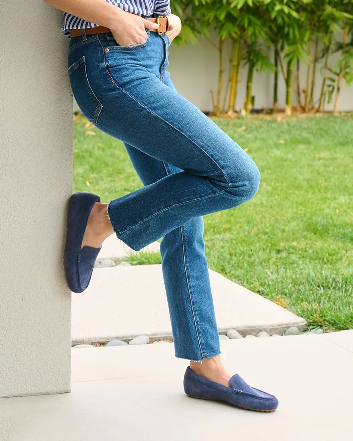 ABEO Footwear Harbor Navy Suede Women Dress ABEO Footwear Harbor Navy Suede Women Dress