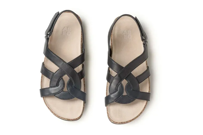 ABEO Footwear Lanai Sandal Black Women Sandals ABEO Footwear Lanai Sandal Black Women Sandals