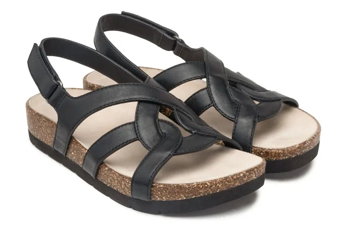 ABEO Footwear Lanai Sandal Black Women Sandals ABEO Footwear Lanai Sandal Black Women Sandals