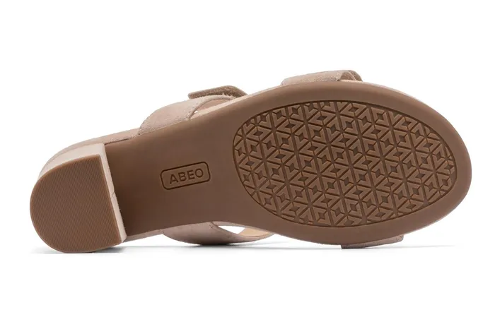 ABEO Footwear Tempo Slide Cuban Sand Suede Women Dress ABEO Footwear Tempo Slide Cuban Sand Suede Women Dress