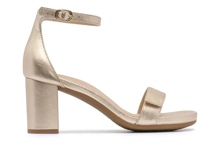 ABEO Footwear Tempo Strap Light Gold Leather Women Dress ABEO Footwear Tempo Strap Light Gold Leather Women Dress