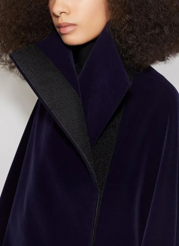 Alaa Coats and Jackets ROUND COAT Blue Jeans 8211 Women Alaa Coats and Jackets ROUND COAT Blue Jeans 8211 Women