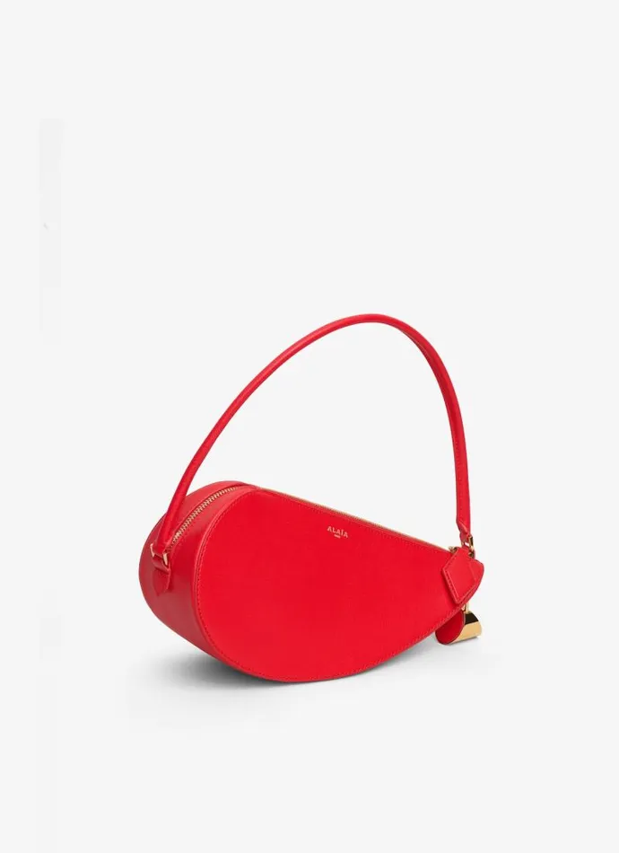 Alaa CrossBody Bags LE DEMICUR BAG IN GOATSKIN Red 8211 Women Alaa CrossBody Bags LE DEMICUR BAG IN GOATSKIN Red 8211 Women