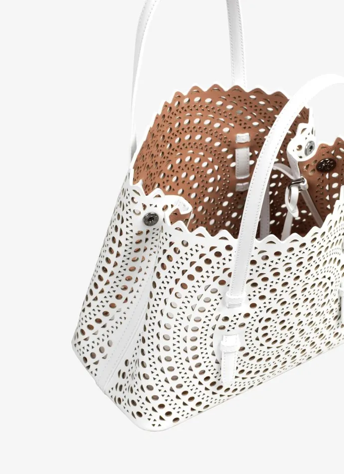 Alaa CrossBody Bags MINA 25 BAG IN VIENNE CALFSKIN Optic White 8211 Women Alaa CrossBody Bags MINA 25 BAG IN VIENNE CALFSKIN Optic White 8211 Women