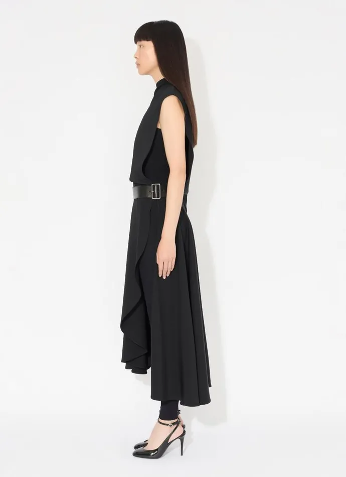 Alaa Dresses BELTED CADY DRESS Black 8211 Women Alaa Dresses BELTED CADY DRESS Black 8211 Women