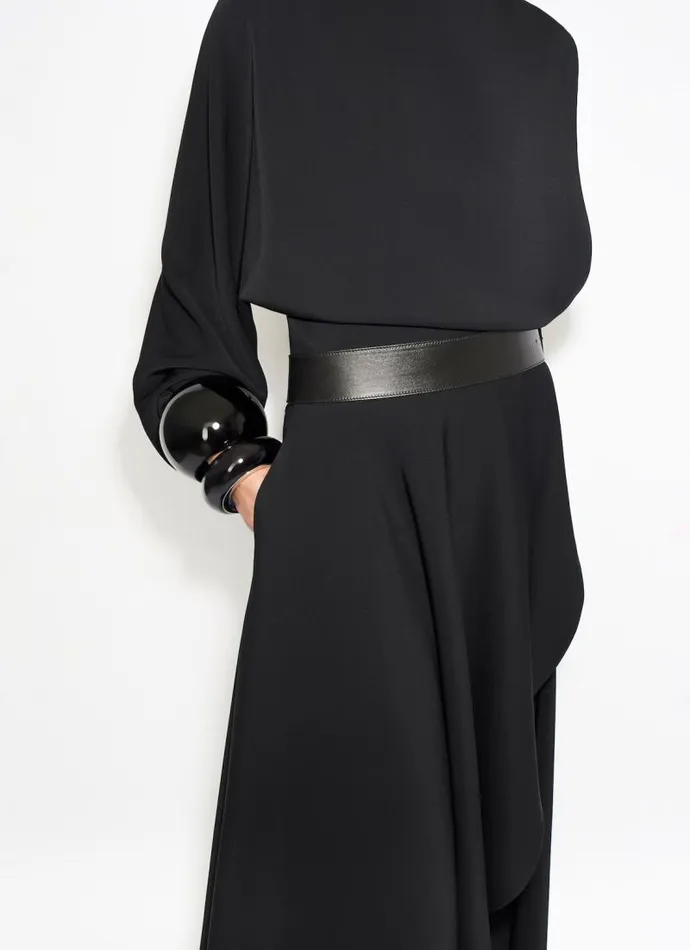 Alaa Dresses BELTED CADY DRESS Black 8211 Women Alaa Dresses BELTED CADY DRESS Black 8211 Women