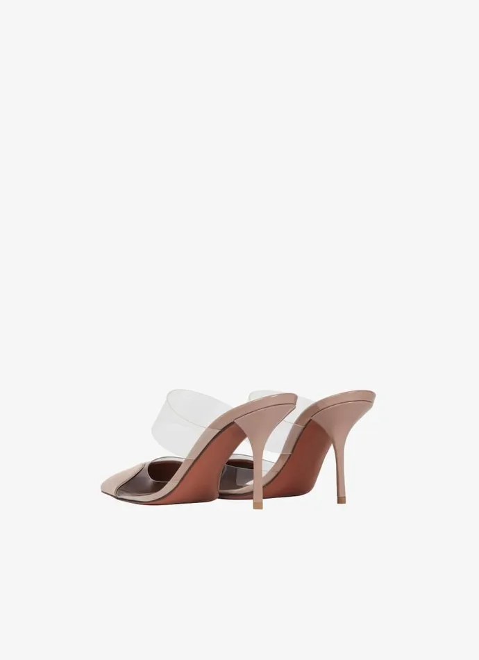 Alaa Le Cur LE COEUR MULES IN PATENT CALFSKIN Beige 8211 Women