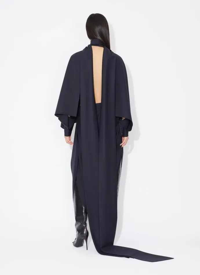Alaa Pants and Shorts DRAPED TROUSERS Denim Blue 8211 Women Alaa Pants and Shorts DRAPED TROUSERS Denim Blue 8211 Women