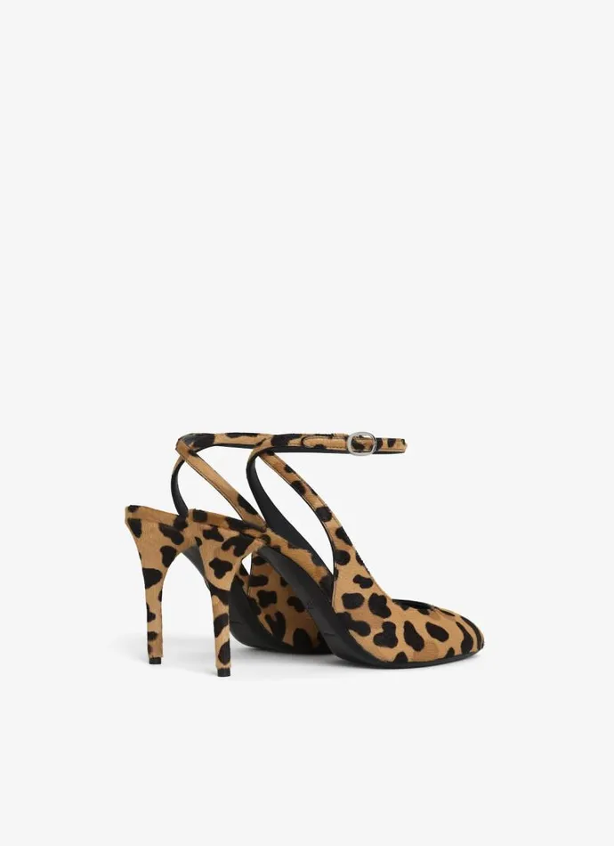 Alaa Sandals DECOLLETE SLINGBACKS IN LEOPARD HAIRCALF Brown 8211 Women Alaa Sandals DECOLLETE SLINGBACKS IN LEOPARD HAIRCALF Brown 8211 Women
