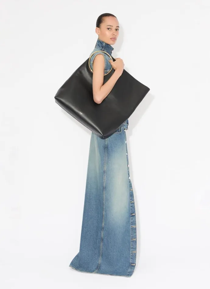 Alaa Skirts DENIM SKIRT WITH KNITTED WAISTBAND Bleu Vintage 8211 Women Alaa Skirts DENIM SKIRT WITH KNITTED WAISTBAND Bleu Vintage 8211 Women