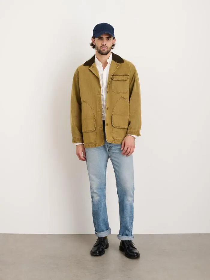 Alex Mill Jackets Coats Frontier Jacket In Recycled Canvas Khaki 8211 Men
