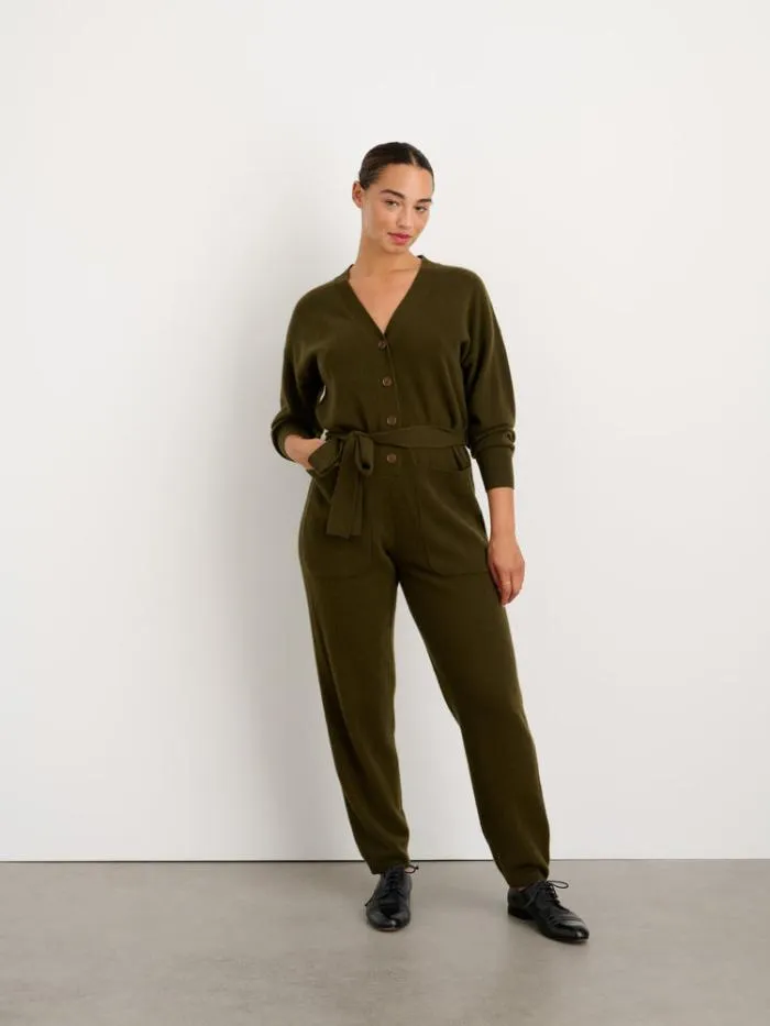 Alex Mill Jumpsuits Sweater Jumpsuit In Cashmere Dark Olive 8211 Women Alex Mill Jumpsuits Sweater Jumpsuit In Cashmere Dark Olive 8211 Women