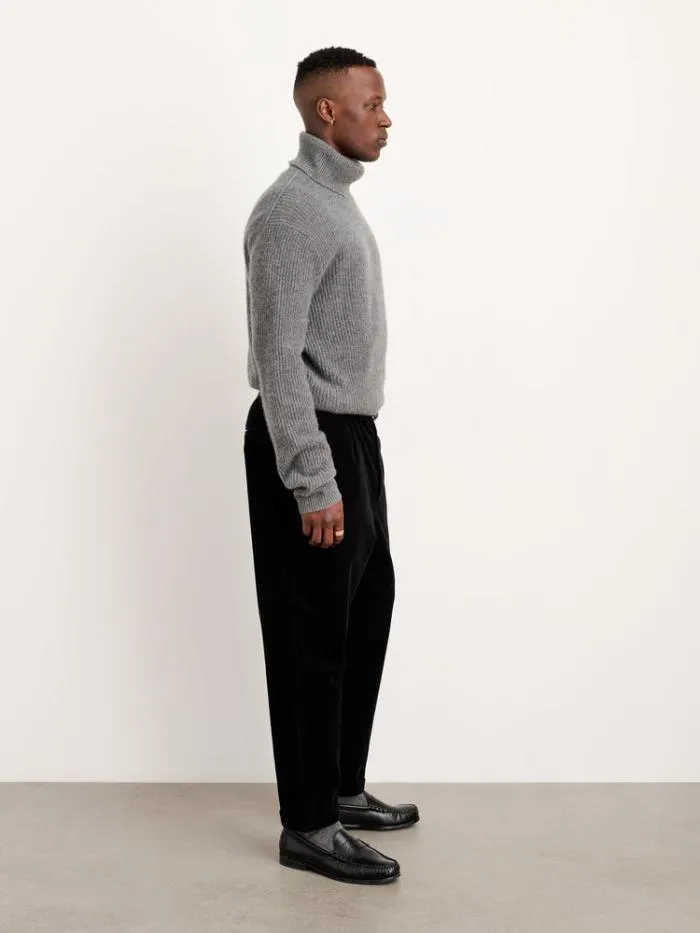 Alex Mill Pants Standard Pleated Pant In Corduroy Black 8211 Men