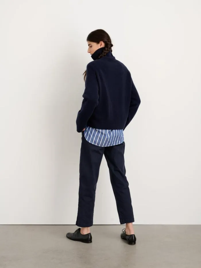 Alex Mill Sweaters Cecile Turtleneck In Cashmere Navy 8211 Women