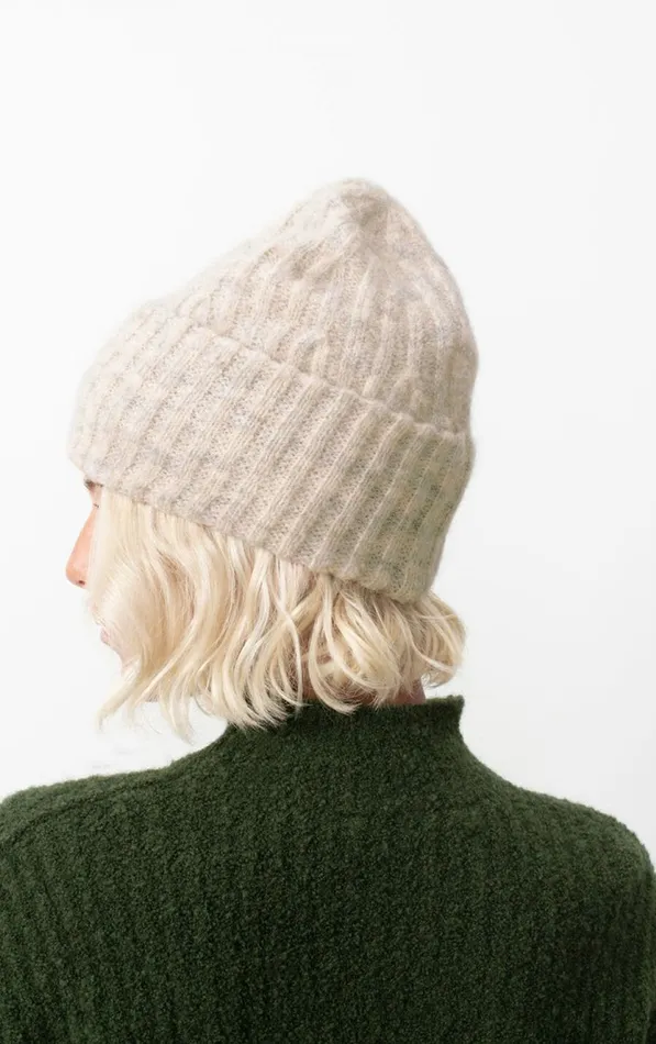 American Vintage Beanies and Caps WomenMen Beanie East Melange Powder Snow American Vintage Beanies and Caps WomenMen Beanie East Melange Powder Snow