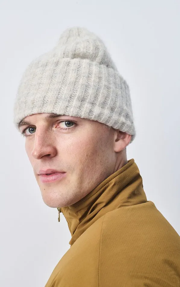 American Vintage Beanies and Caps WomenMen Beanie East Melange Powder Snow American Vintage Beanies and Caps WomenMen Beanie East Melange Powder Snow