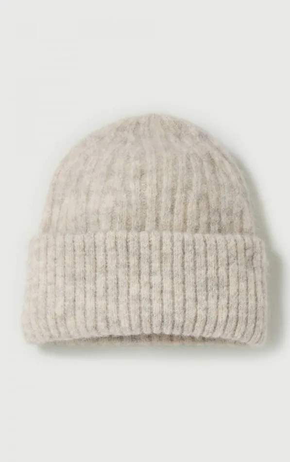 American Vintage Beanies and Caps WomenMen Beanie East Melange Powder Snow American Vintage Beanies and Caps WomenMen Beanie East Melange Powder Snow