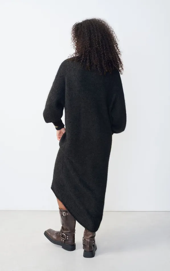 American Vintage Dresses Women Dress Nuny Melange Charcoal American Vintage Dresses Women Dress Nuny Melange Charcoal