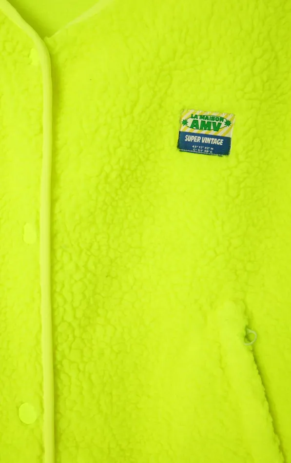 American Vintage Jackets and Blazers Women Jacket Hoktown Neon Yellow American Vintage Jackets and Blazers Women Jacket Hoktown Neon Yellow