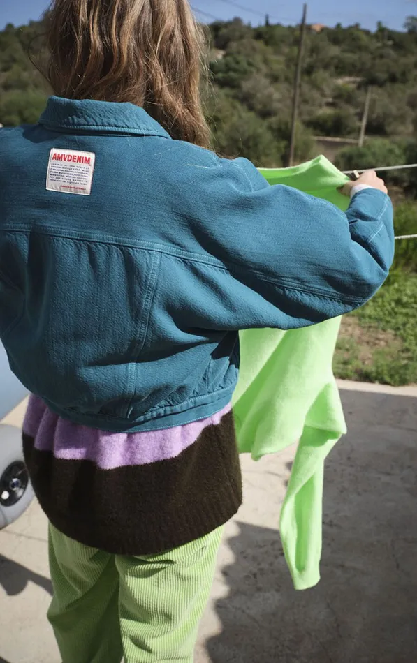 American Vintage Jackets and Blazers Women Jacket Nyolow Overdyed Emerald