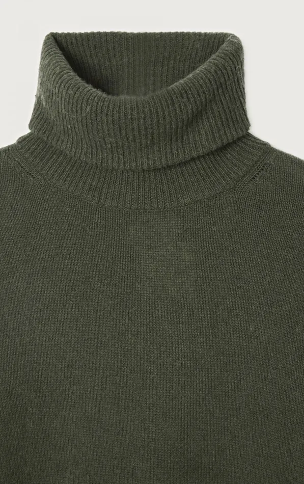 American Vintage Jumpers and Cardigans Men Jumper Falyday Seaweed Black Melange American Vintage Jumpers and Cardigans Men Jumper Falyday Seaweed Black Melange