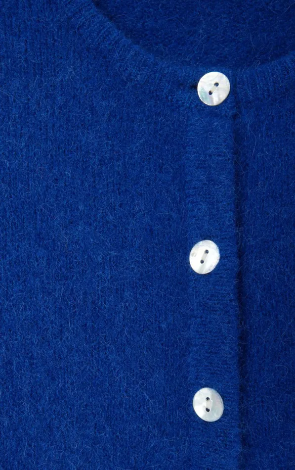 American Vintage Jumpers and Cardigans Women Cardigan Vitow Royal Blue American Vintage Jumpers and Cardigans Women Cardigan Vitow Royal Blue
