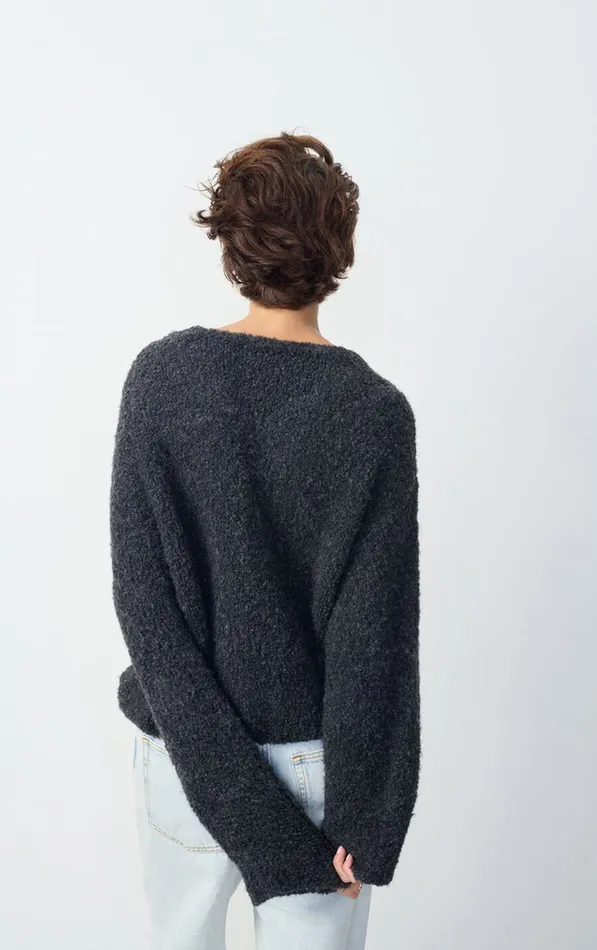 American Vintage Jumpers and Cardigans Women Jumper Zolly Melange Charcoal