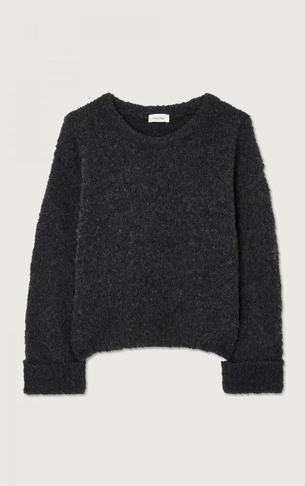 American Vintage Jumpers and Cardigans Women Jumper Zolly Melange Charcoal