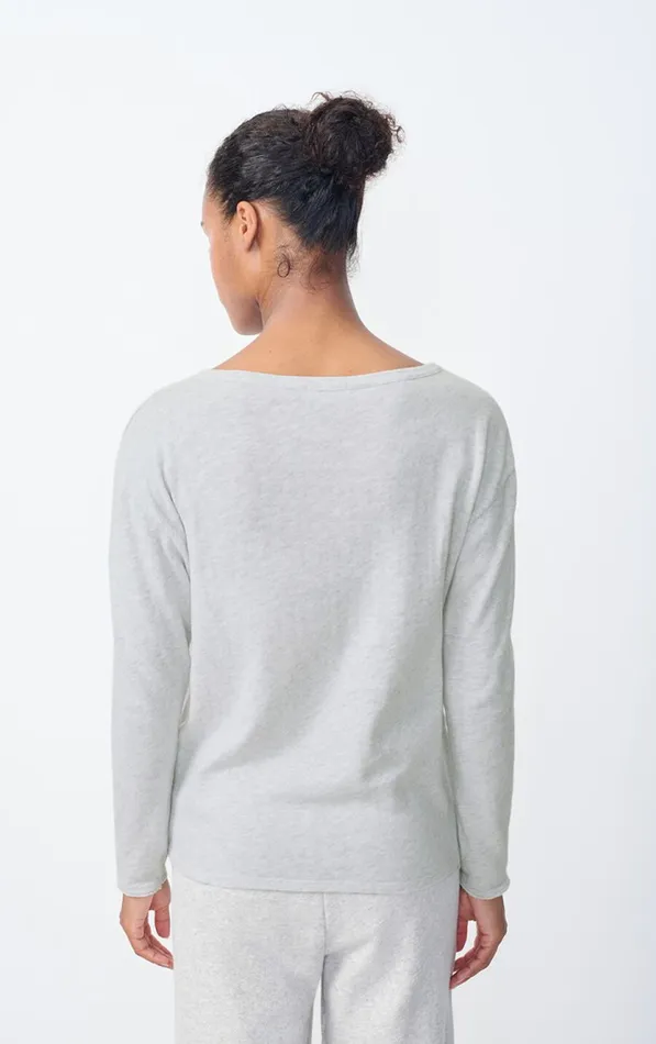American Vintage Long Sleeve TShirts Women TShirt Sonoma Arctic Melange American Vintage Long Sleeve TShirts Women TShirt Sonoma Arctic Melange
