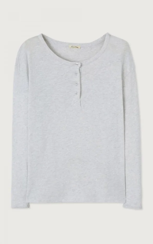 American Vintage Long Sleeve TShirts Women TShirt Sonoma Arctic Melange American Vintage Long Sleeve TShirts Women TShirt Sonoma Arctic Melange