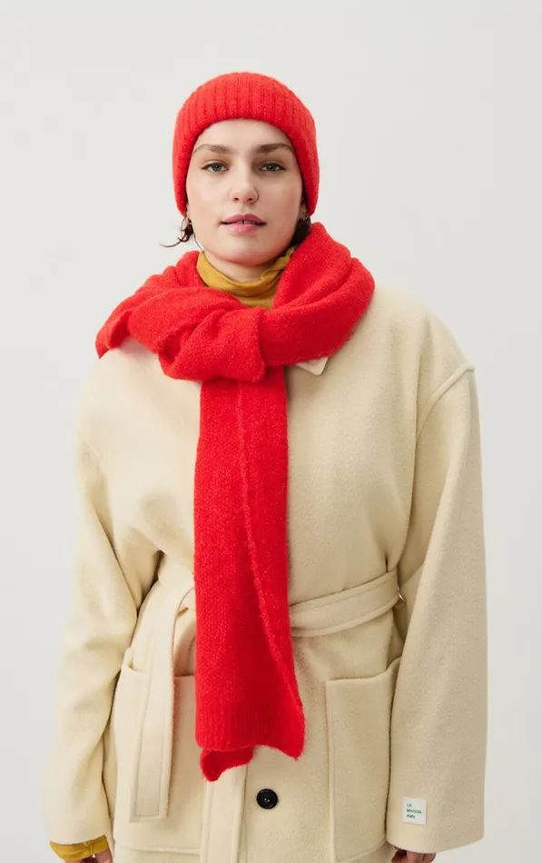American Vintage Scarves And Shawls WomenMen Scarf East Melange Pepper