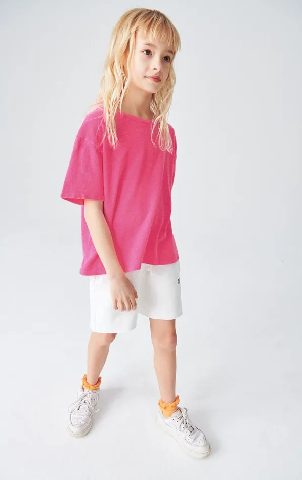 American Vintage Short Sleeve TShirts Kids TShirt Sonoma Pink Acid Fluo American Vintage Short Sleeve TShirts Kids TShirt Sonoma Pink Acid Fluo