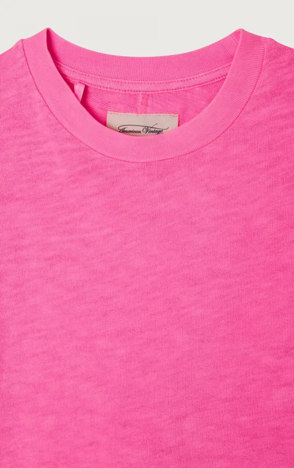 American Vintage Short Sleeve TShirts Kids TShirt Sonoma Pink Acid Fluo American Vintage Short Sleeve TShirts Kids TShirt Sonoma Pink Acid Fluo