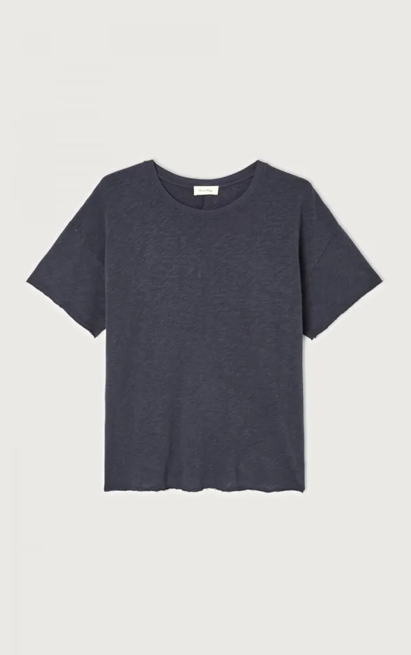 American Vintage Short Sleeve TShirts Women TShirt Sonoma Navy Blue Vintage American Vintage Short Sleeve TShirts Women TShirt Sonoma Navy Blue Vintage