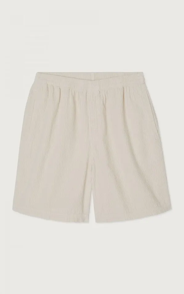American Vintage Shorts Men Shorts Padow Ecru Vintage American Vintage Shorts Men Shorts Padow Ecru Vintage