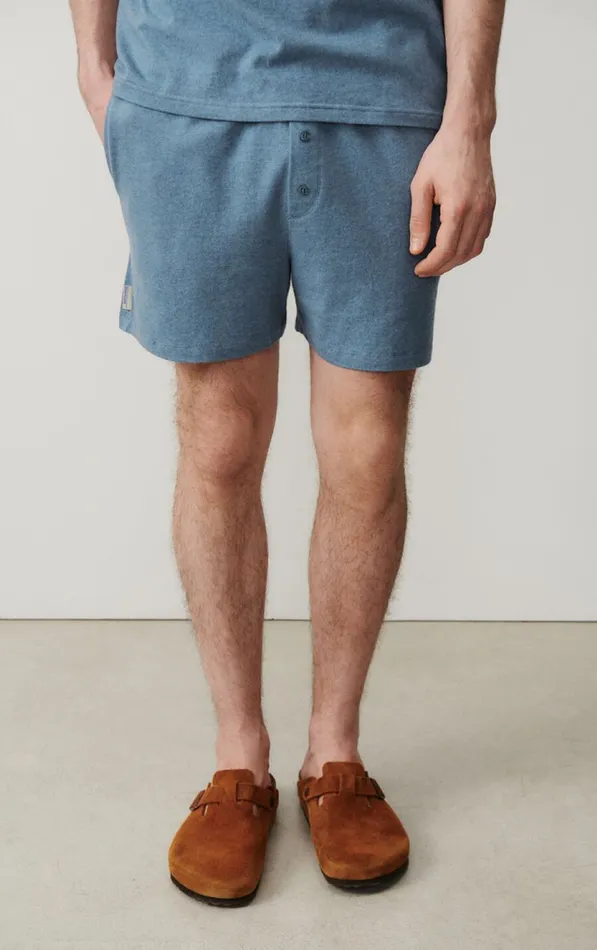 American Vintage Shorts Men Shorts Ypawood Thunder Melange