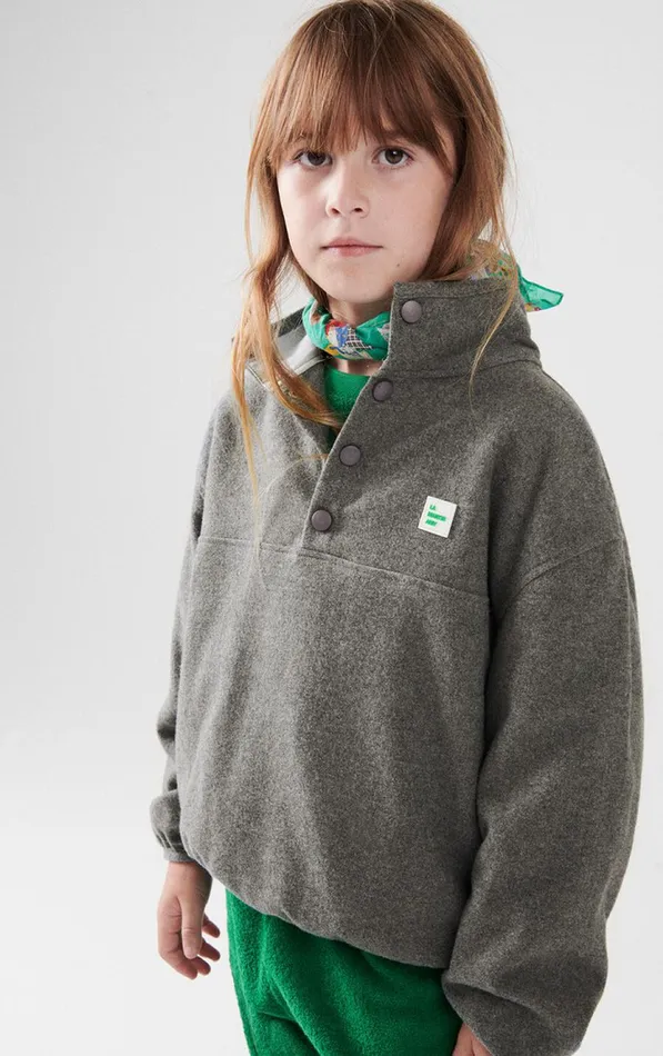 American Vintage Sweatshirts Kids Top Vylow Heather Grey