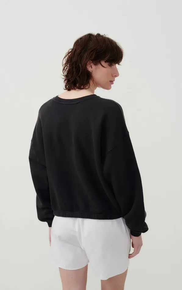 American Vintage Sweatshirts Women Sweatshirt Izubird Vintage Licorice American Vintage Sweatshirts Women Sweatshirt Izubird Vintage Licorice