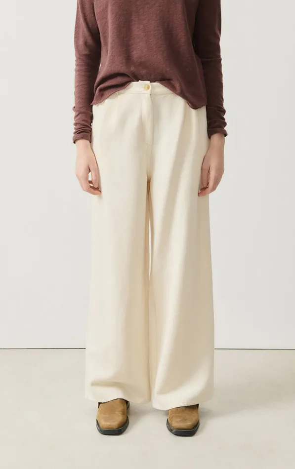 American Vintage Trousers Women Trousers Afaz Ecru