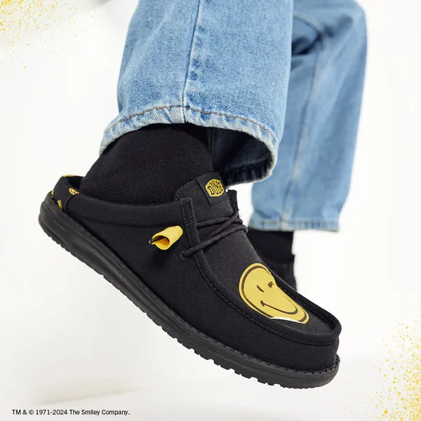 Apparel Mules heydude Wally Slip SMILEYWORLD Smiley BlackYellow