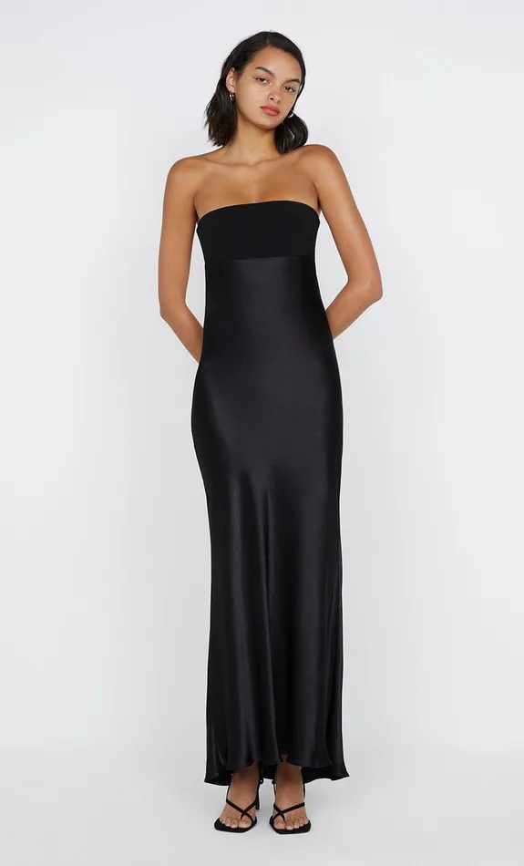 Bec Bridge Bridesmaids Dresses ZARI STRAPLESS DRESS Black 8211 Women