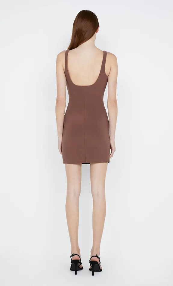 Bec Bridge Dresses KARINA MINI DRESS Chocolate 8211 Women