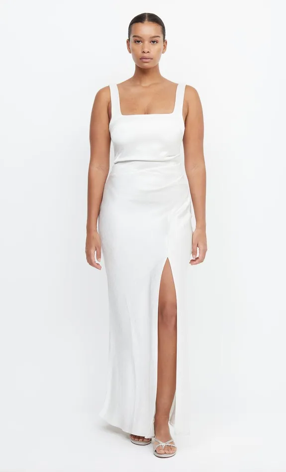 Bec Bridge Dresses THE DREAMER SQUARE NECK DRESS Ivory 8211 Women