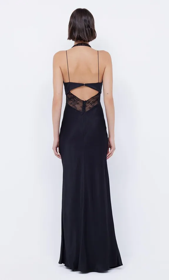 Bec Bridge Event Wear Dresses LIV HALTER MAXI DRESS Black 8211 Women