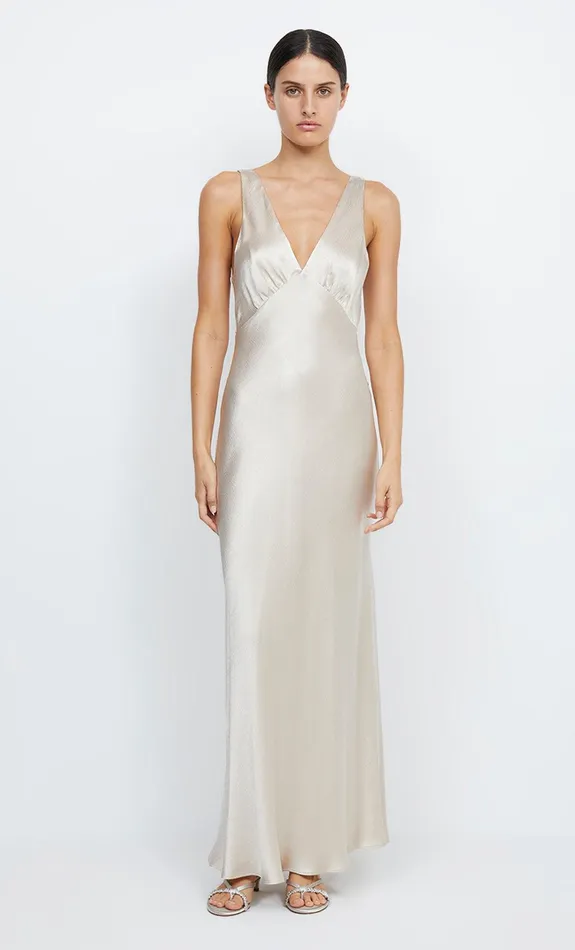 Bec Bridge Event Wear Dresses MOON DANCE VERONA DRESS Sand 8211 Women